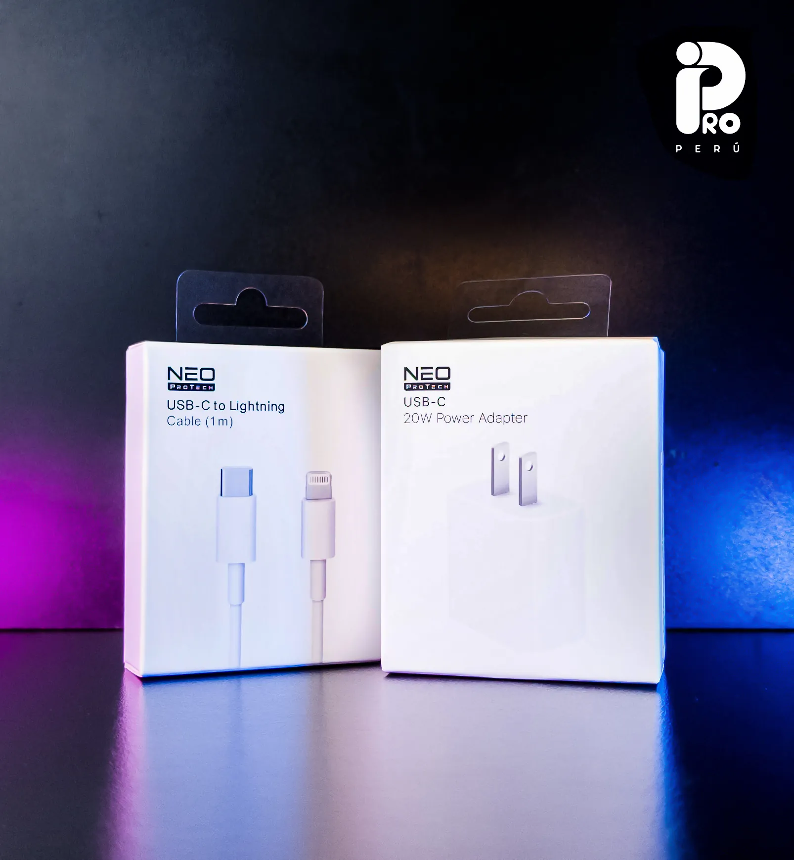 Cargador para iPhone en caja